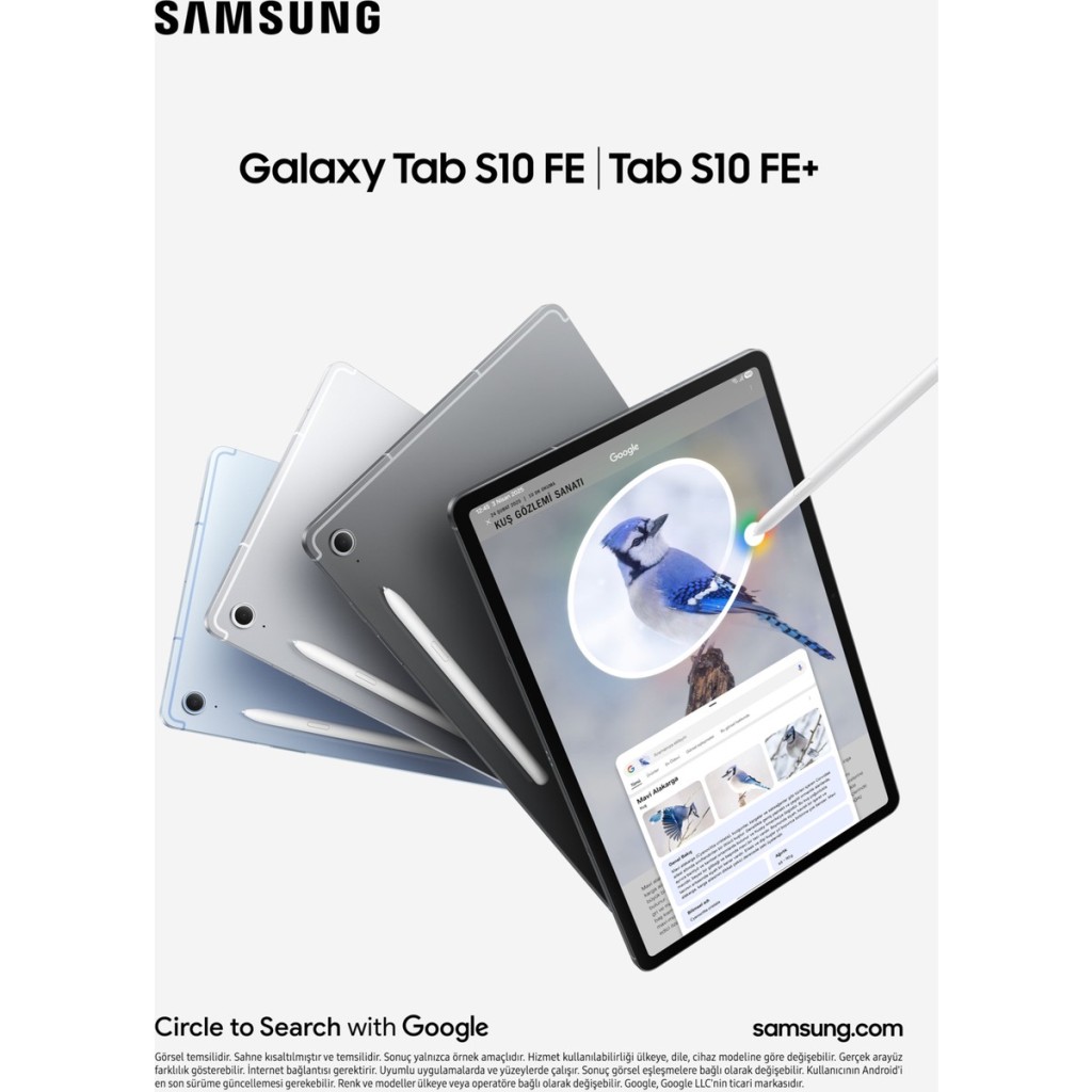 Galaxy Tab S10 FE 8GB 128GB SM-X520 Gri Tablet (Samsung Türkiye Garantili) Galaxy Tab S10 FE 8GB 128GB SM-X520 Gri Tablet (Samsung Türkiye Garantili)